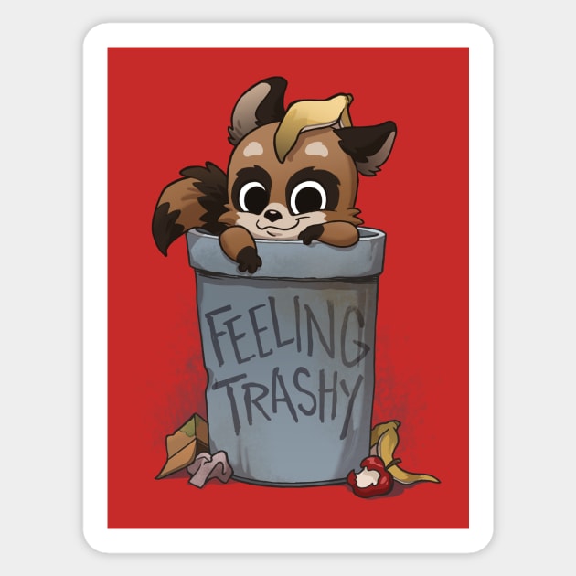 Trashy Sticker by Dooomcat